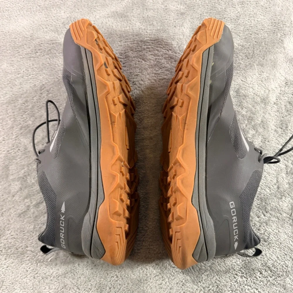 GORUCK Mackall Training Shoes Men 11 Grey Gum Sole Rucking Sneakers 811-11005300